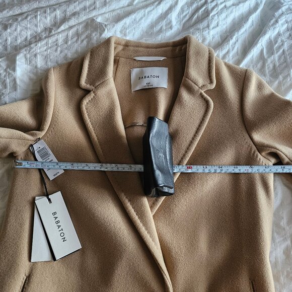 Aritzia Babaton Stedman Coat - 2018 - Soft Camel - Sz XXS - NWT - Picture 15 of 16
